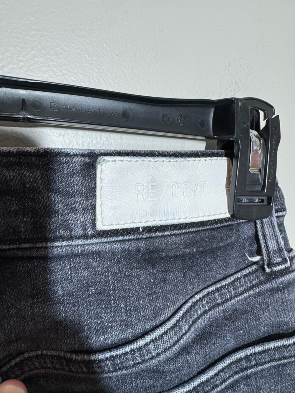 Re/Done Black Denim Women’s - Picture 5 of 8